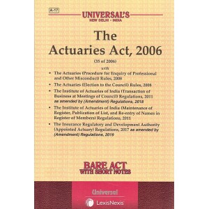 Universal's The Actuaries Act, 2006 Bare Act